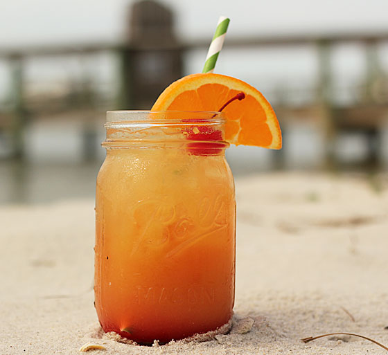 barbados rum punch wedding cocktail